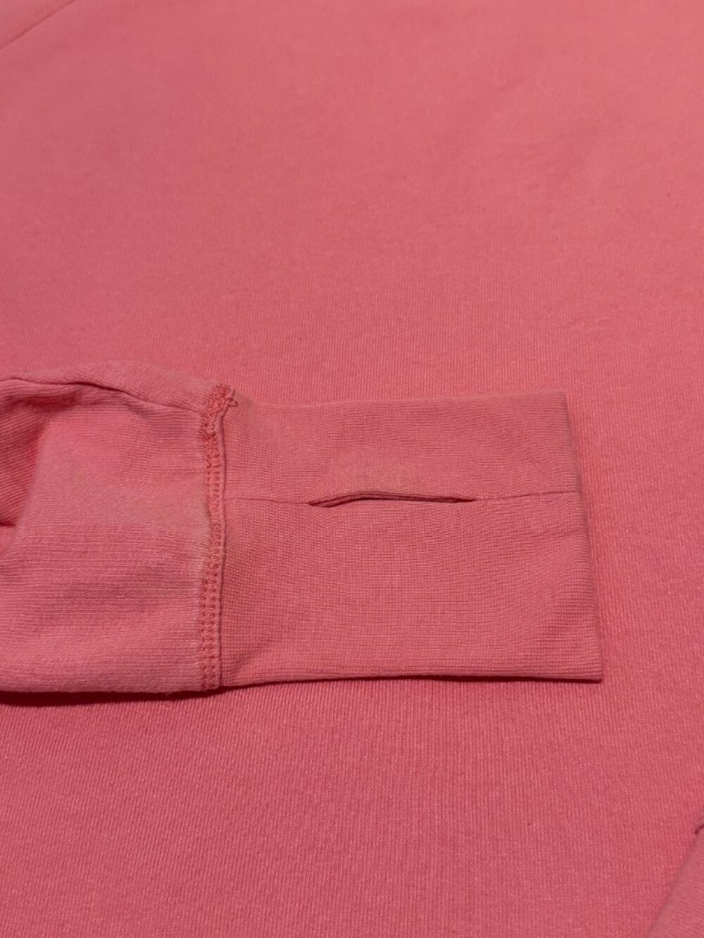 Sweaty Betty Pink French Terry Sweatshirt Thumb Holes M - Picture 5 of 11